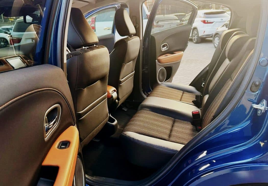 Rear seating